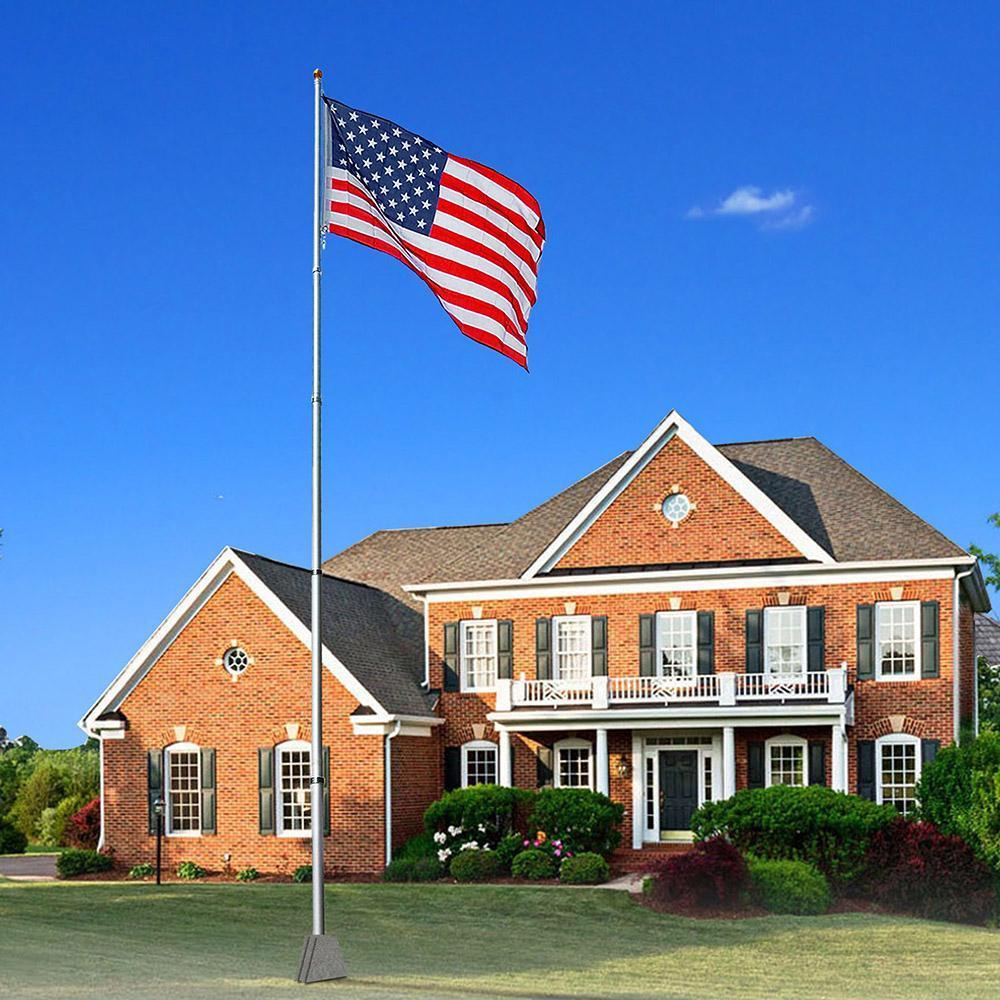 Telescoping Flag Pole Set 25'