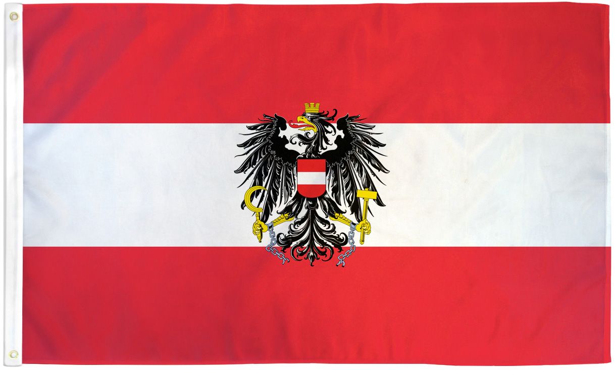 Austria Eagle Flag - 3x5ft – Officialflagpole