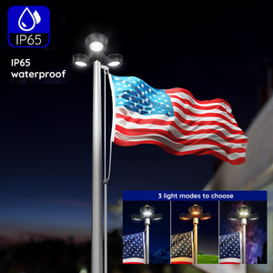 Solar Lamp with 3 Light Modes and IP65 waterproof grade