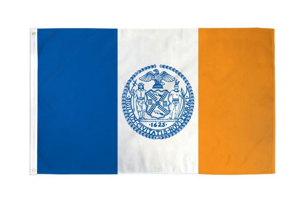 NEW YORK CITY FLAG 3X5FT POLY