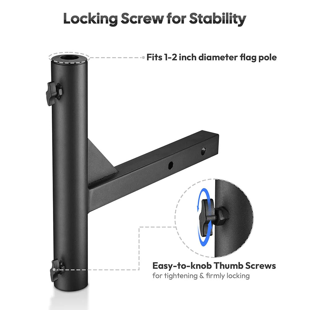 Truck Flagpole Holder for 2" Receiver