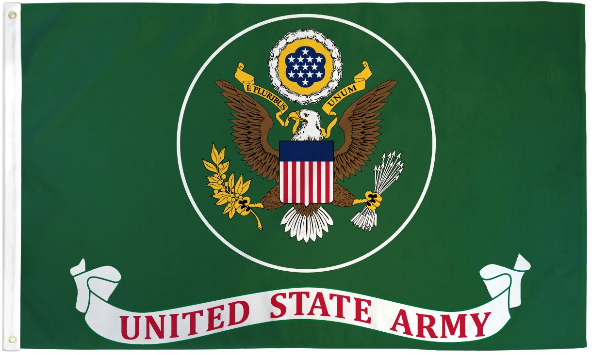 US Army  (Green) Flag - 3x5ft