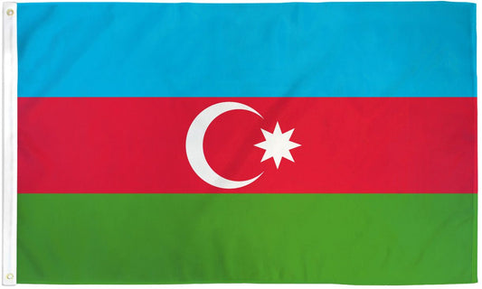 Azerbaijan Flag - 3x5ft