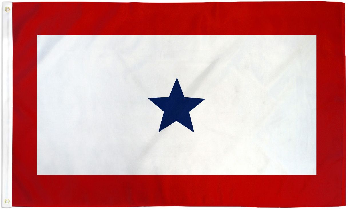 Blue Star Service  (1 Star) Flag - 3x5ft