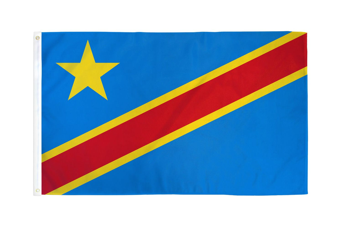 Congo Democratic Republic Flag - 3x5ft