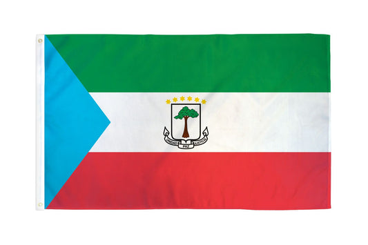 Equatorial Guinea Flag - 3x5ft