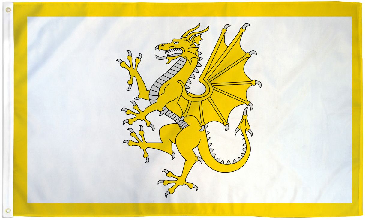 Golden Dragon (Welsh) Flag - 3x5ft