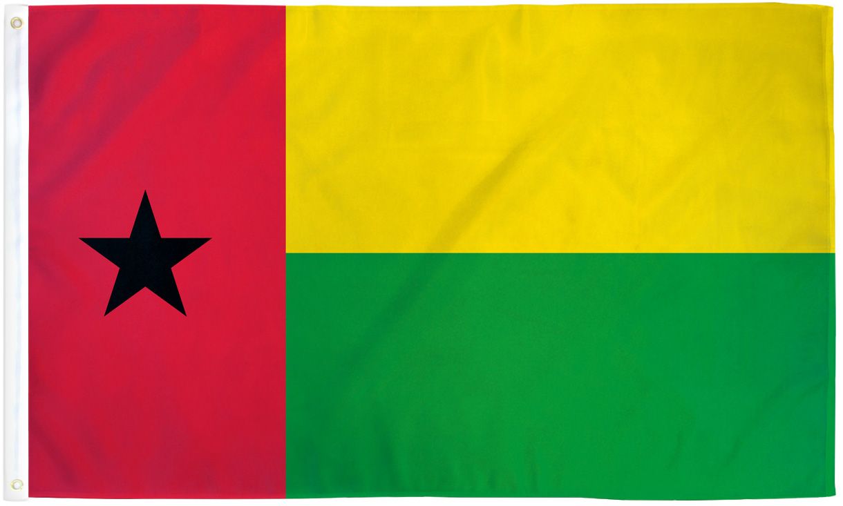 Guinea-Bissau Flag - 3x5ft