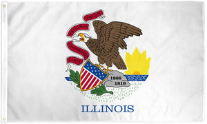 Illinois State Flag 3x5ft Polyester