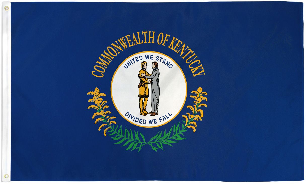 Kentucky [D] State Flag 3x5ft Polyester