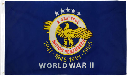 A Grateful Nation Remembers  Flag - 3x5ft