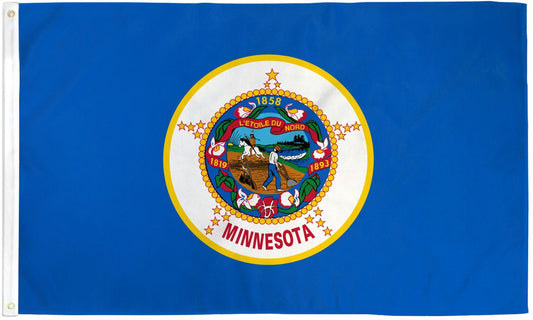 Minnesota State Flag 3x5ft Polyester