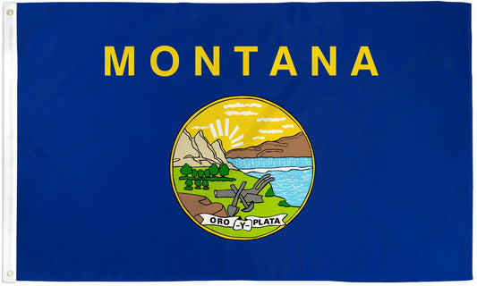 Montana State Flag 3x5ft Polyester