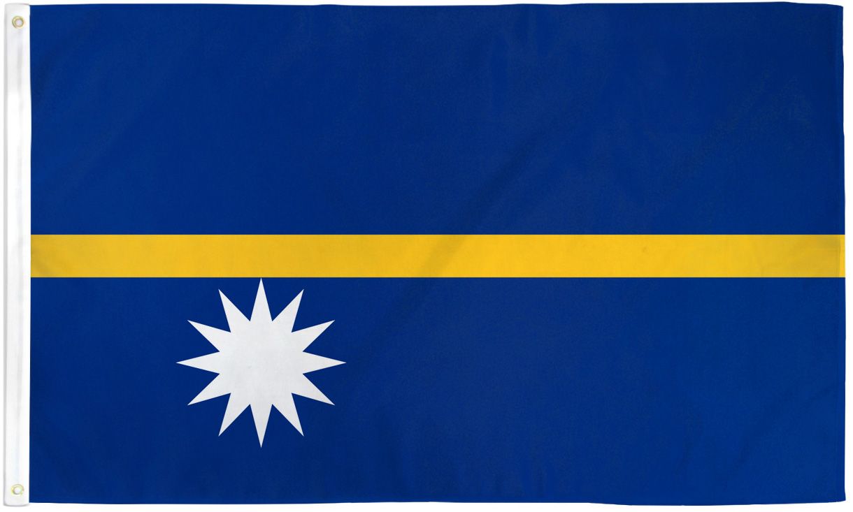 Nauru Flag - 3x5ft