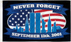 9/11 Never Forget (USA) Flag - 3x5ft