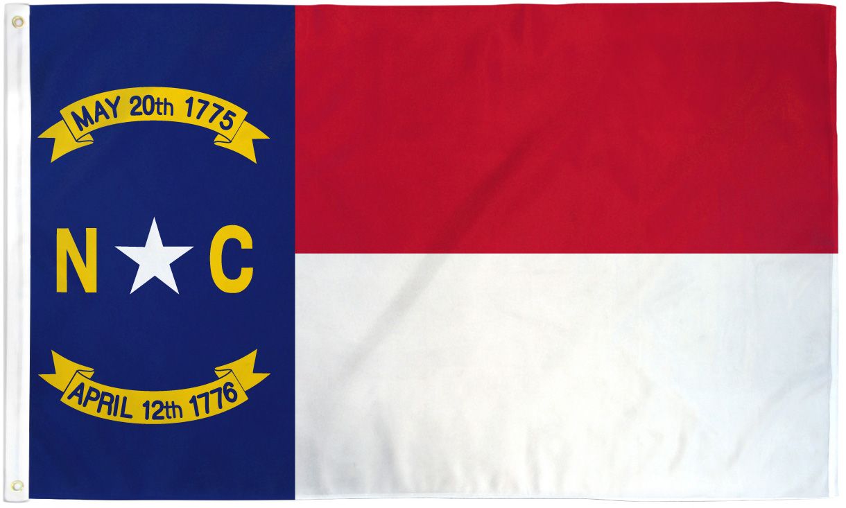 North Carolina State Flag 3x5ft Polyester