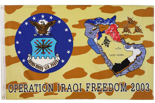 Operation Iraqi Freedom  (Air Force) Flag - 3x5ft