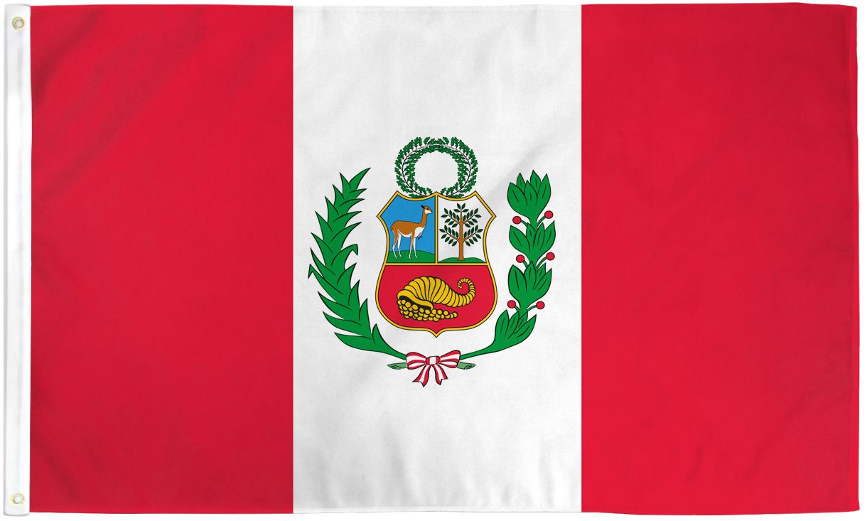 Peru Flag - 3x5ft