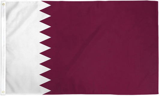 Qatar Flag - 3x5ft