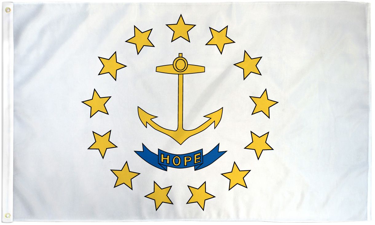 Rhode Island State Flag 3x5ft Polyester