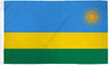 Rwanda Flag - 3x5ft