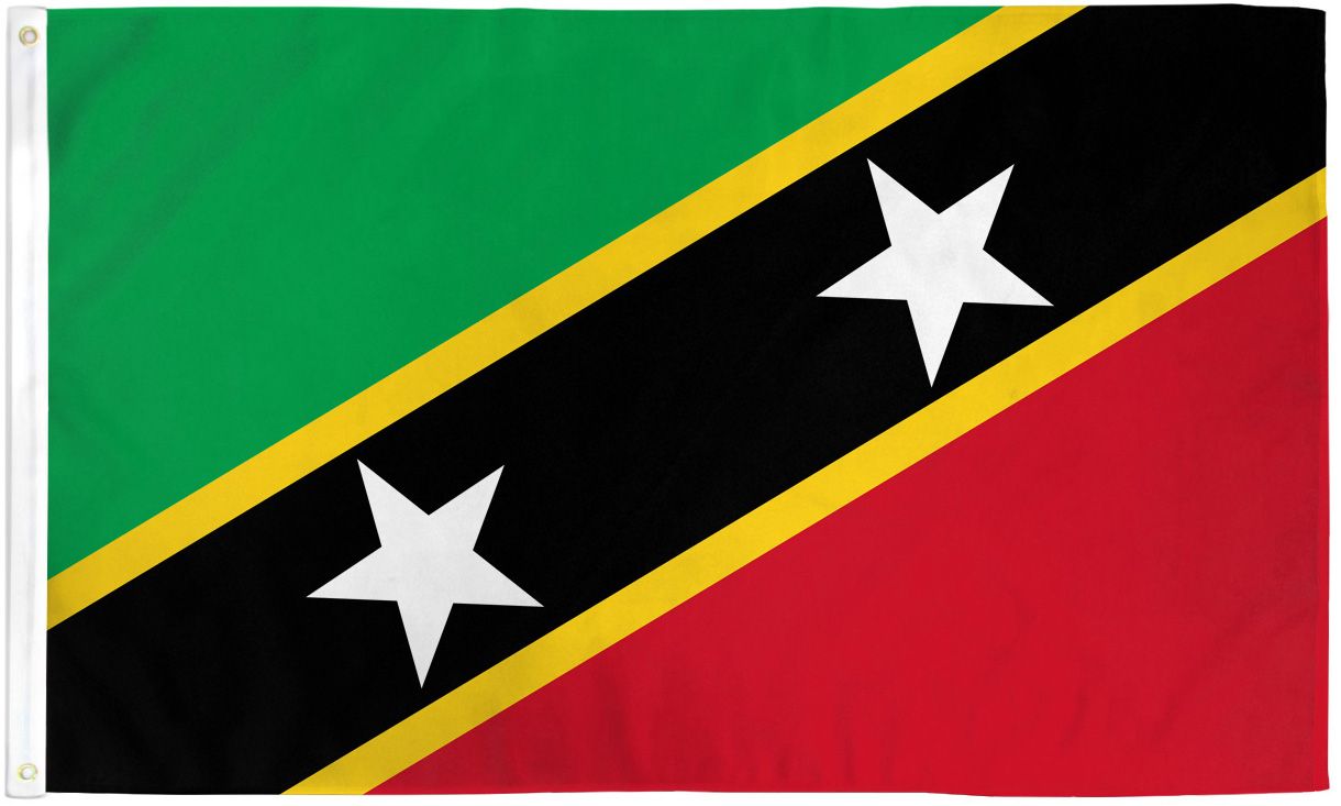 St. Kitts & Nevis Flag - 3x5ft
