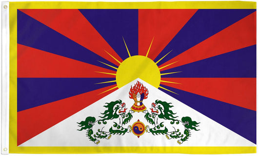 Tibet Flag - 3x5ft