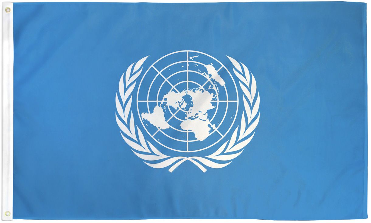 United Nations Flag - 3x5ft