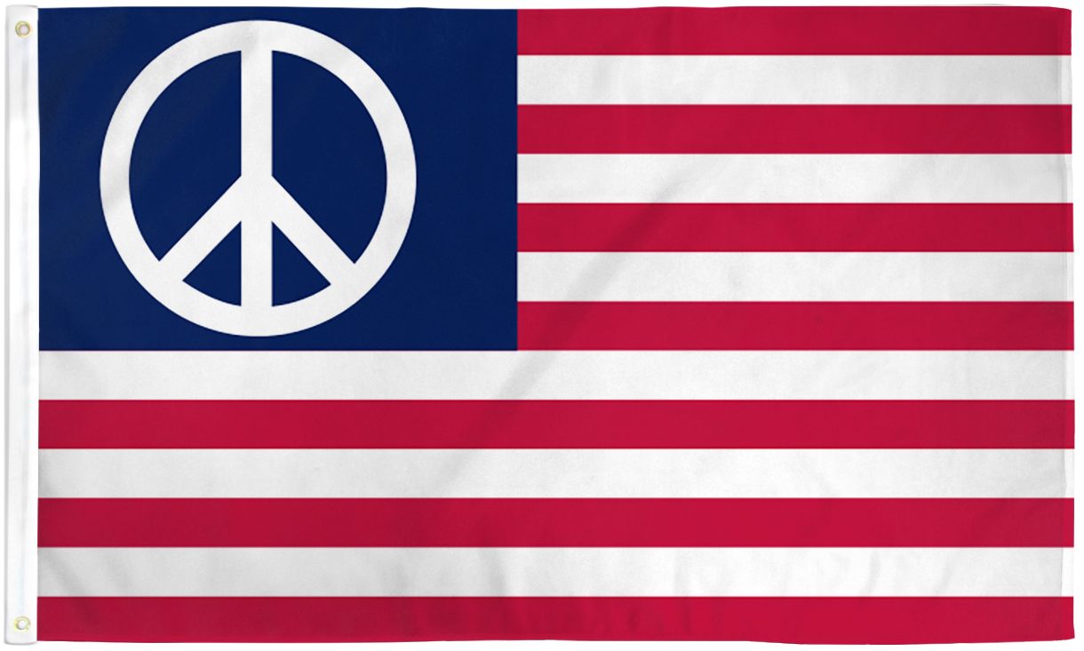 Peace USA (Standard) Flag - 3x5ft