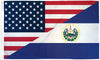 USA/El Salvador Combo Flag - 3x5ft