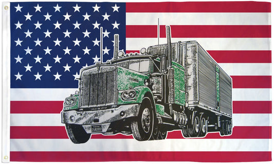 USA Truck Flag - 3x5ft