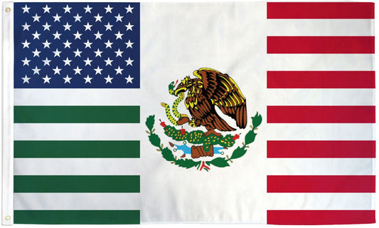 USA/Mexico Friendship Flag - 3x5ft