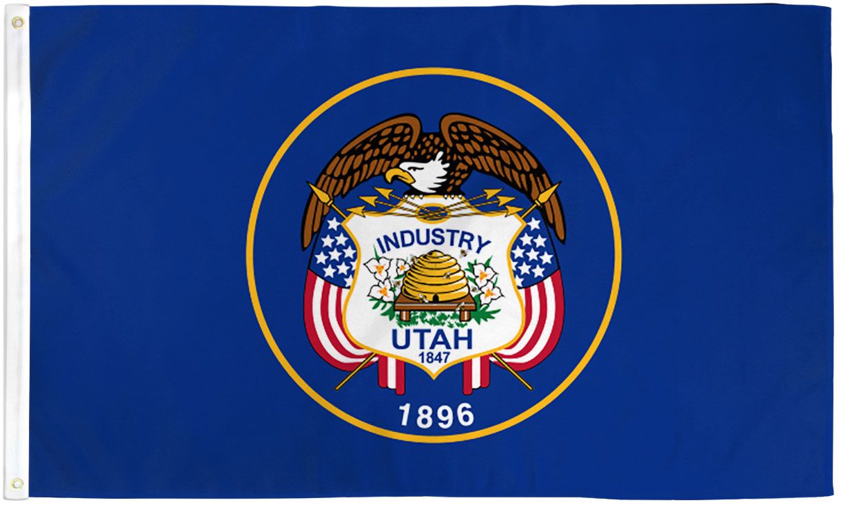 Utah State Flag 3x5ft Polyester