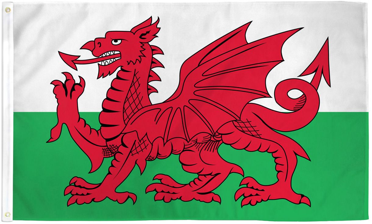 Wales Flag - 3x5ft