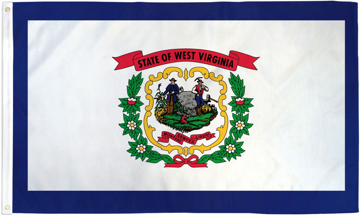 West Virginia State Flag 3x5ft Polyester