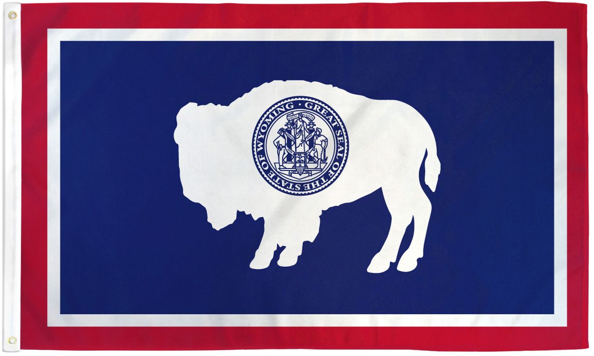 Wyoming State Flag 3x5ft Polyester